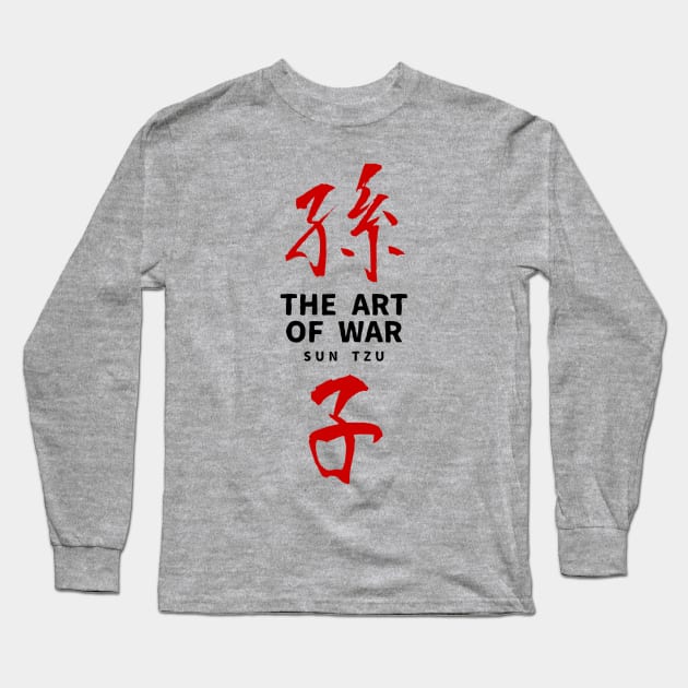 SUN TZU - THE ART OF WAR (white edition V.2) Long Sleeve T-Shirt by Rules of the mind